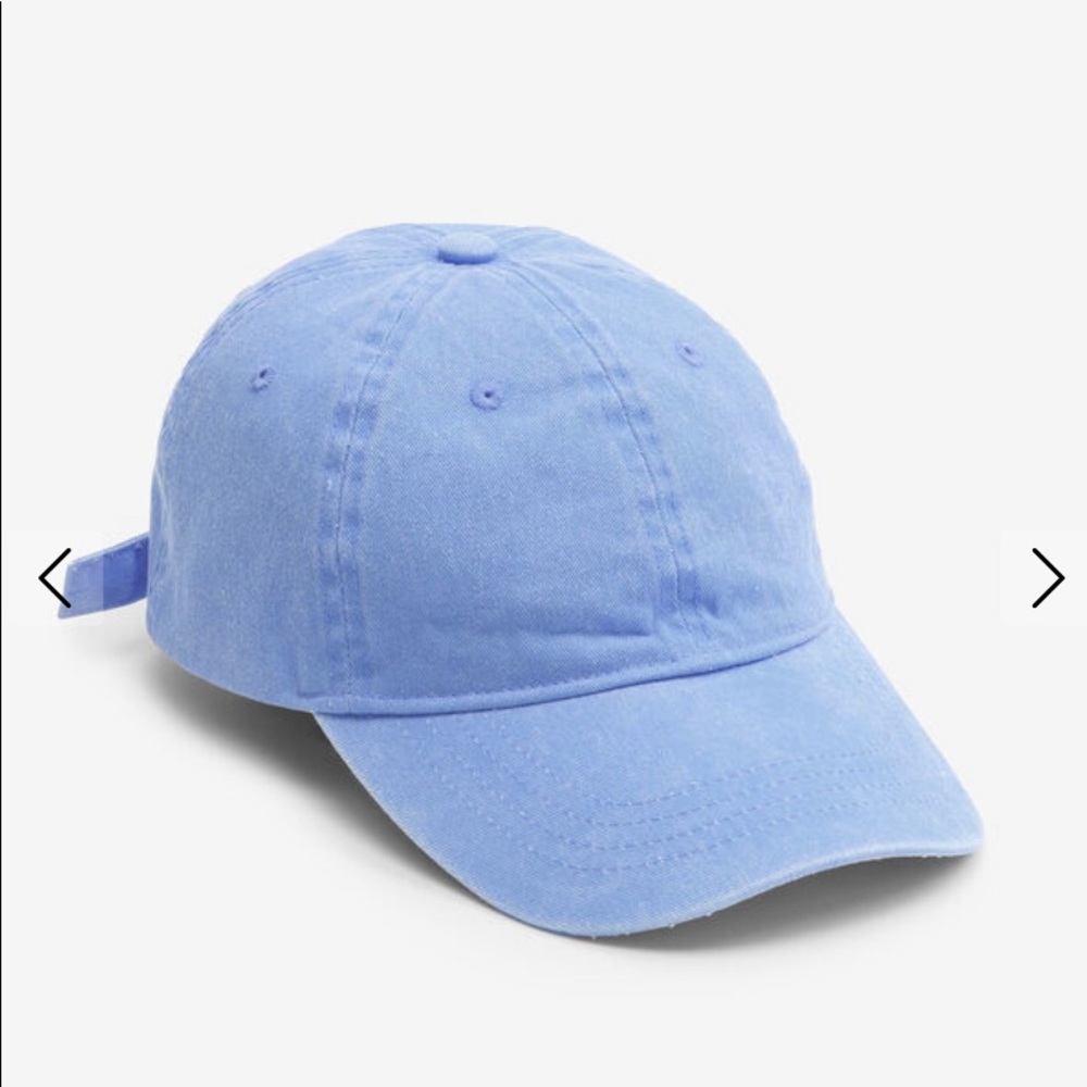Blue Cotton Baseball Cap